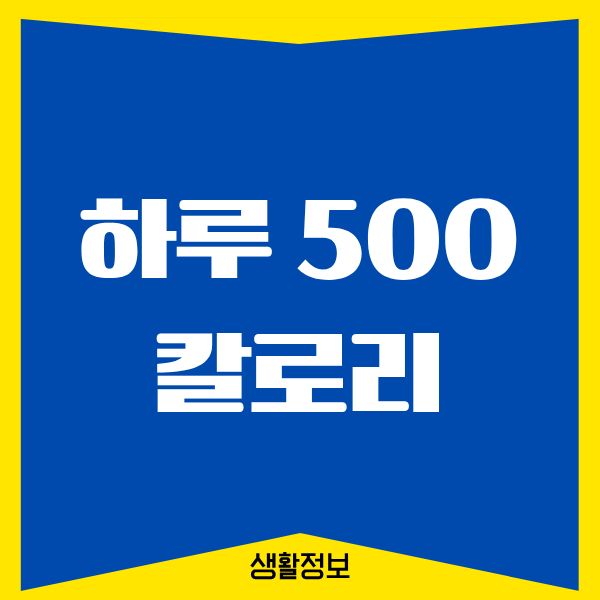 하루 500칼로리 다이어트, 7일간 직접 해봤던 솔직 후기